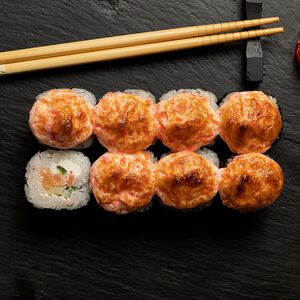 Запечённый с лососем