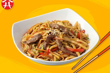 Вок с говядиной