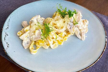 Паста с грибами