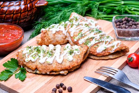 Конвертики куриные с овощами