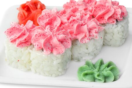 Ролл Лава с лососем