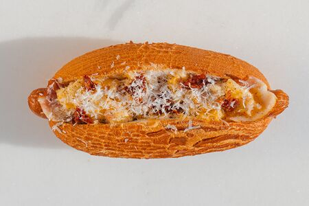 Хот-дог Карбонара