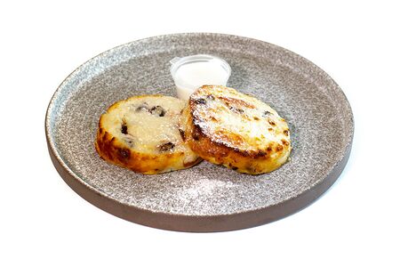 Сырники с изюмом