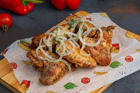 Шашлык из куринных крылык
