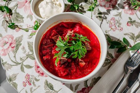 Борщ с говядиной