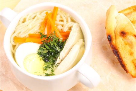 Лапша с курицей