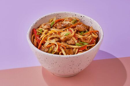 Удон с курицей