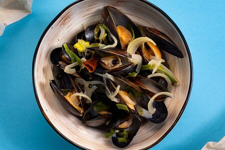 Мидии в тайском соусе