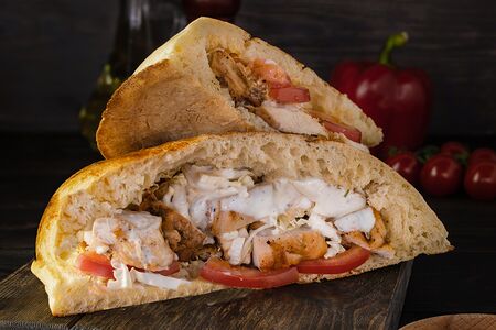 Бакинская шаверма на углях