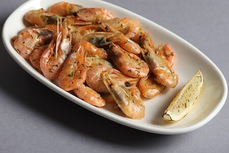 Креветки жареные