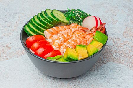 Поке с креветкой