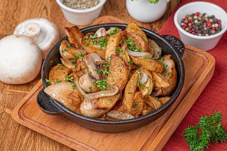 Картошка с грибами