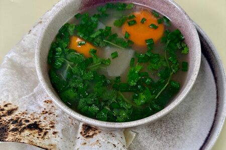 Пити с томленой бараниной и картофелем