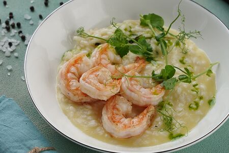 Ризотто с креветками