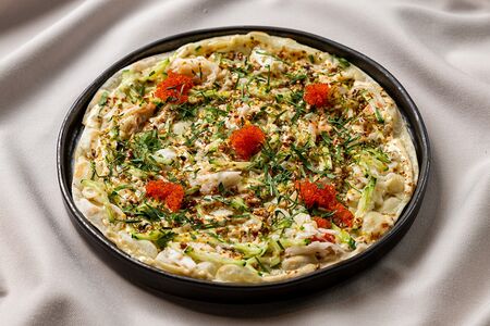 Хрустящая лепёшка с крабом