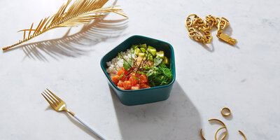 Поке с лососем