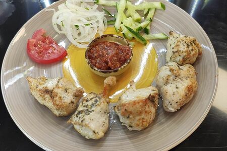 Шашлык из куриного филе