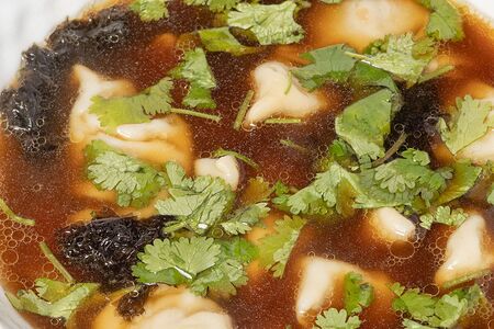 Суп с пельменями