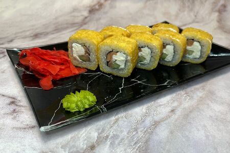 Жареный сяке