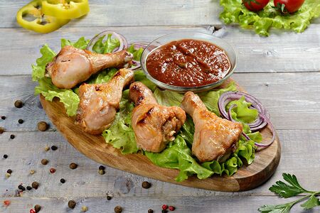 Шашлык из куриных голеней