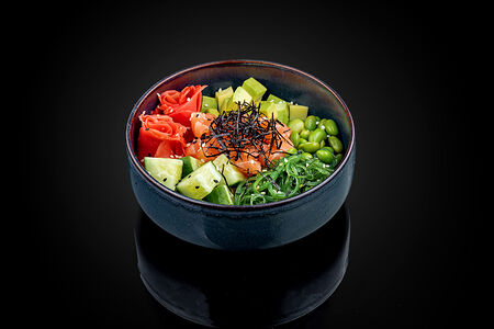 Поке с лососем