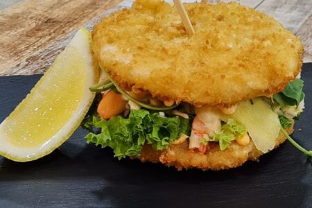 Рисовый бургер с лимоном