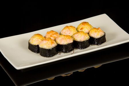 Запеченный ролл Филадельфия