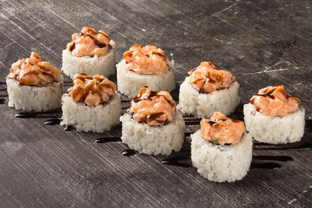 Тартар с лососем