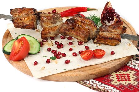 Шашлык из свиных ребрышек