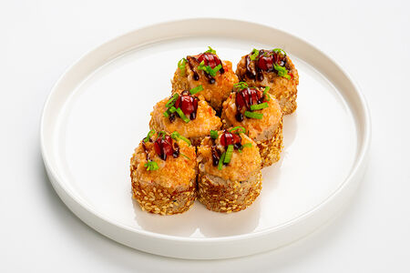 Запеченный ролл с острой креветкой