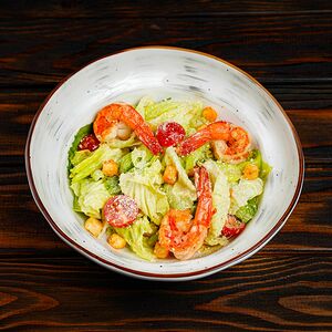 Цезарь с креветками 