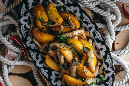 Картофель с грибами