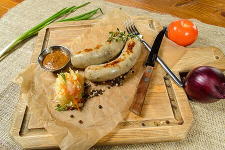 Куриные колбаски гриль