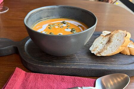 Тыквенный суп с кокосовым молоком