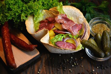 Салат Охотничий