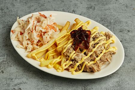 Бокс с рваной свининой