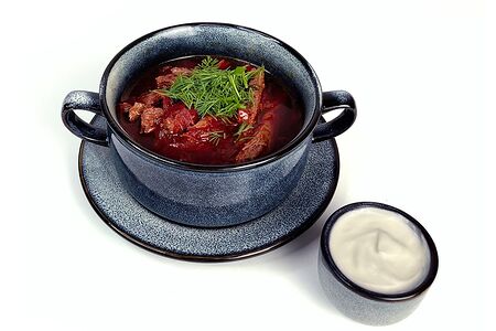 Борщ с телятиной