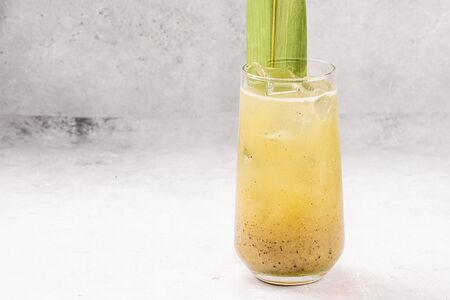 Лимонад Киви-базилик