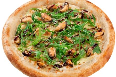 Пицца с мидиями