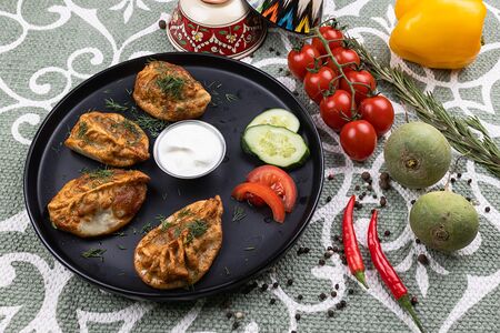 Жареные манты