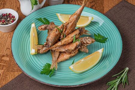 Жареная барабулька