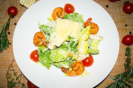 Цезарь с креветками
