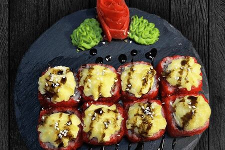 Запечённый Сырный с тунцом