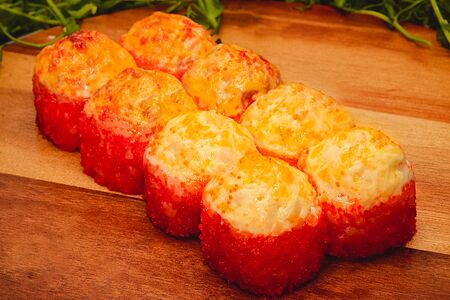 Ролл Хоккайдо окунь