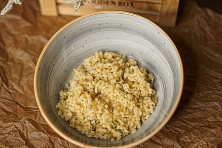 Отварной булгур