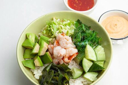 Поке с креветками