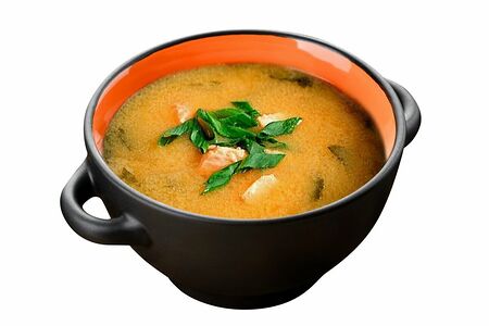 Мисо-суп с лососем