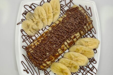 Блинчик с Нутеллой и бананом