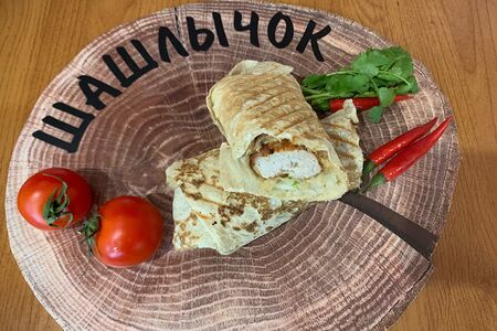 Люля-кебаб из курицы в лаваше