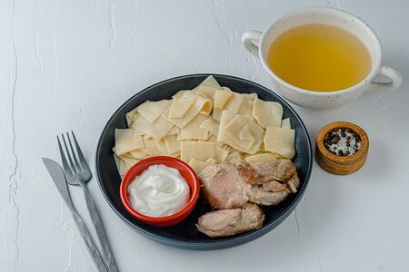 Хинкал лезгинский с курицей